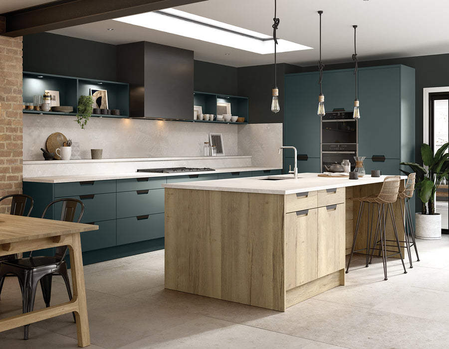 Bella Segreto — Supermatt Kombu Green & Halifax Natural Oak