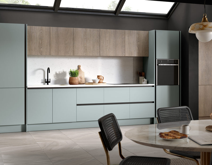 Bella Venice — Supermatt Duck Egg & Grey Vicenza Oak