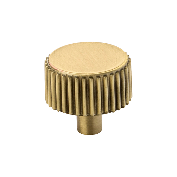 Barrington Knob Brushed Satin Brass