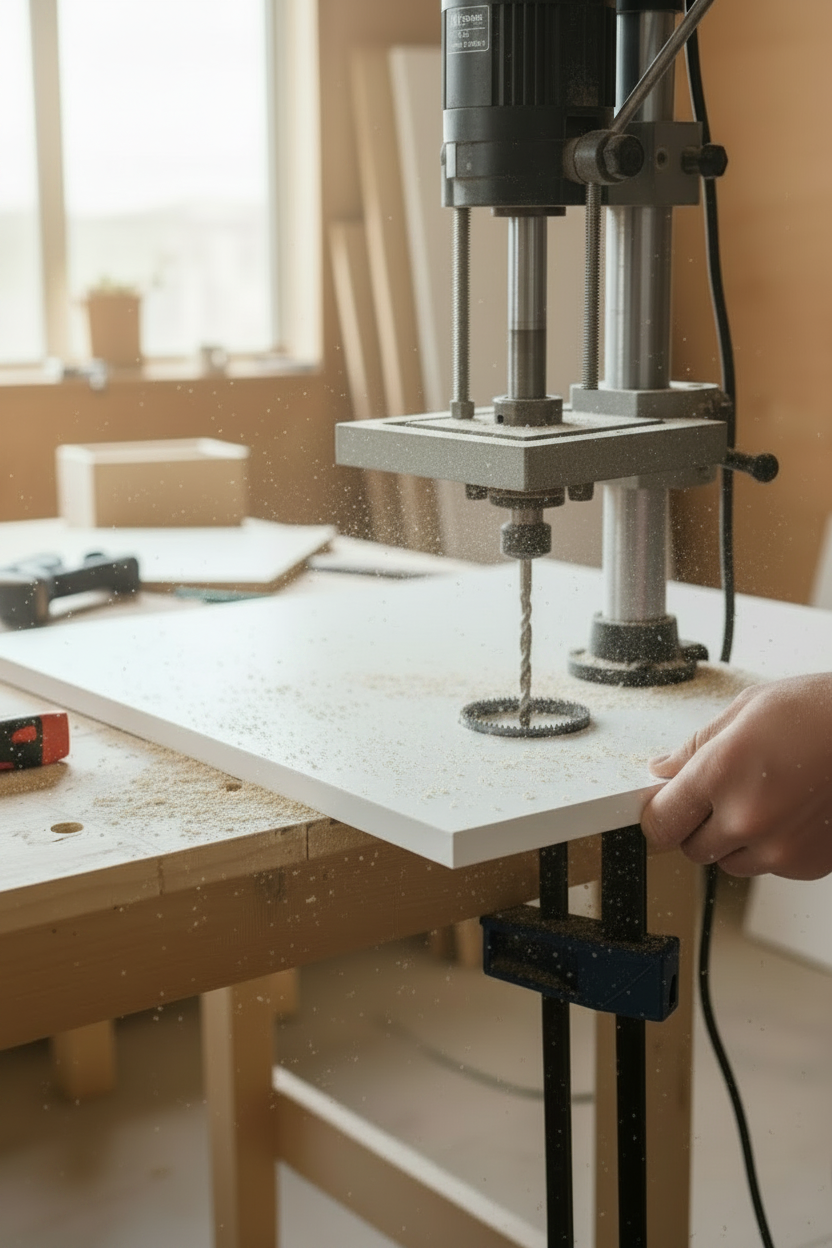 Hinge Hole Drilling