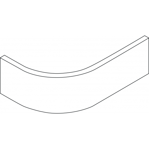 Lacarre Internal Curved Plinth 150 x 404 x 404