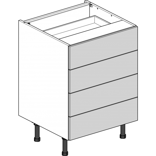 Base Cabinet 720 — Full Drawer — line drawing