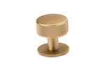 Belgravia Knob Satin Brass Lacquered