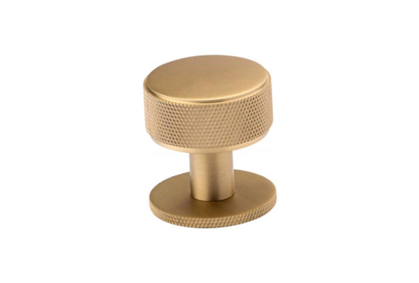 Belgravia Knob Satin Brass Lacquered