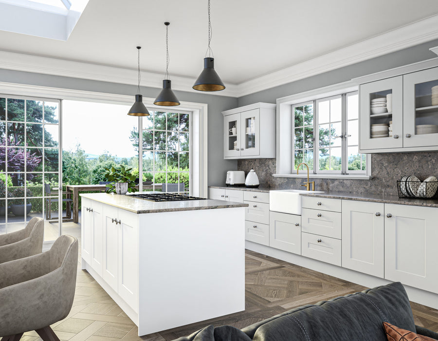 Bella Carrick — Supermatt Light Grey & White