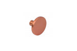 Como Knob Brushed Copper