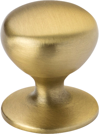 Hampton Knob Brushed Satin Brass