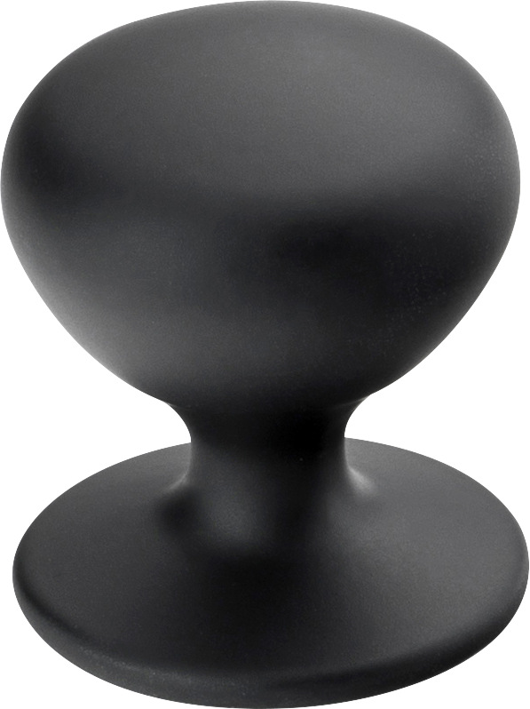 Hampton Knob Matt Black