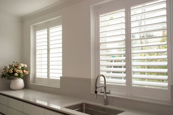 Kitchen with shutters