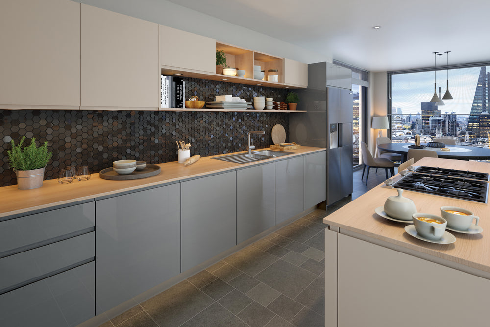 Jayline J-Pull Handleless Kitchen Door