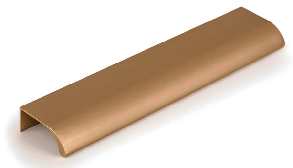 Ona profile handle, 200mm in brushed brass