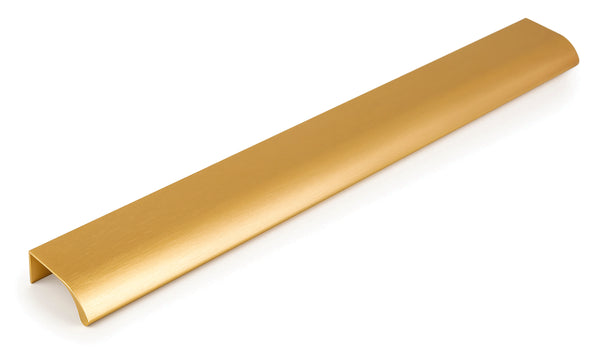 Ona profile handle, 350mm in brushed brass