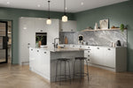 Ora Supergloss Light Grey Kitchen Door