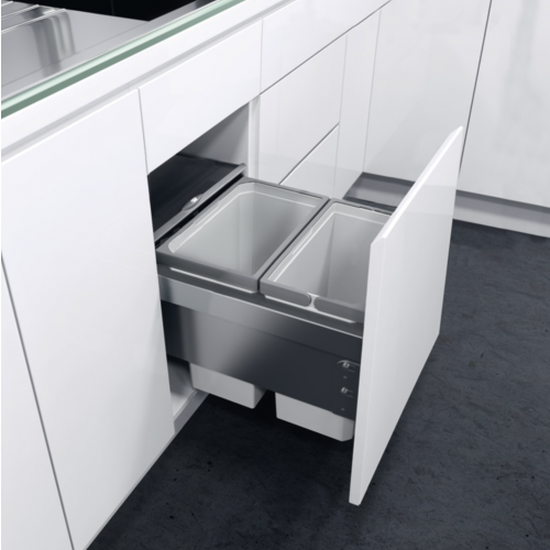 400 Premium Pull Out Bin - Graphite