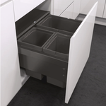 600 Premium Pull Out Bin - Graphite