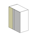 Wall Corner Cabinet 720