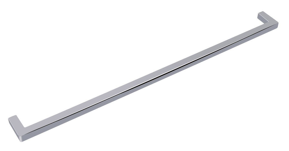 Square D-Handle 320mm ctrs - Polished Chrome Polished Chrome