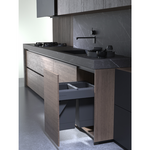 400 Standard Pull Out Bin - Graphite.