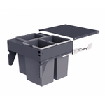 600 Standard Pull Out Bin - Graphite