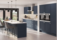 Waterford shaker kitchen in Supermatt Indigo Blue