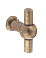 Weel T Knob Antique Bronze