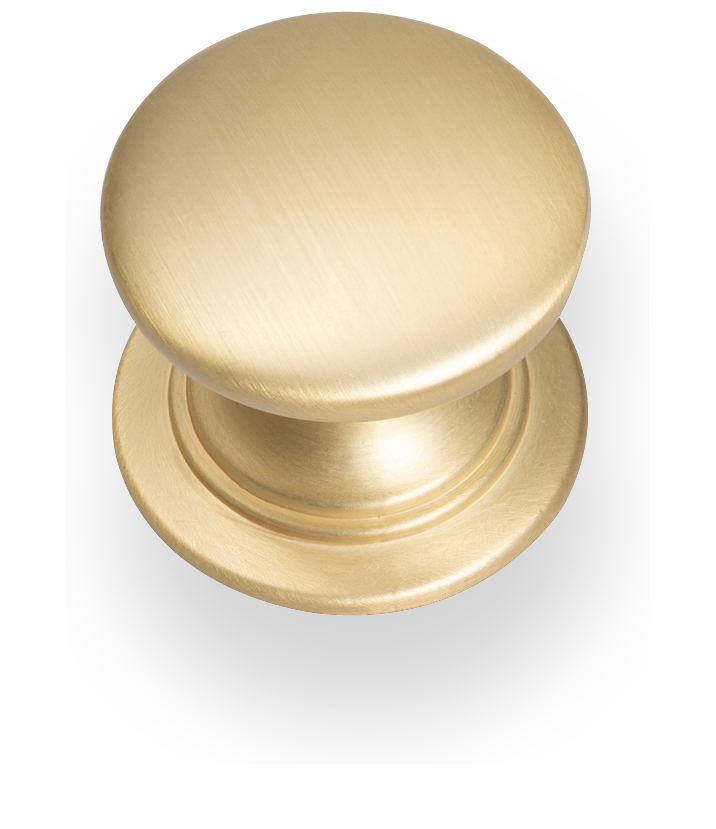 Windsor Knob Handle Satin Brass