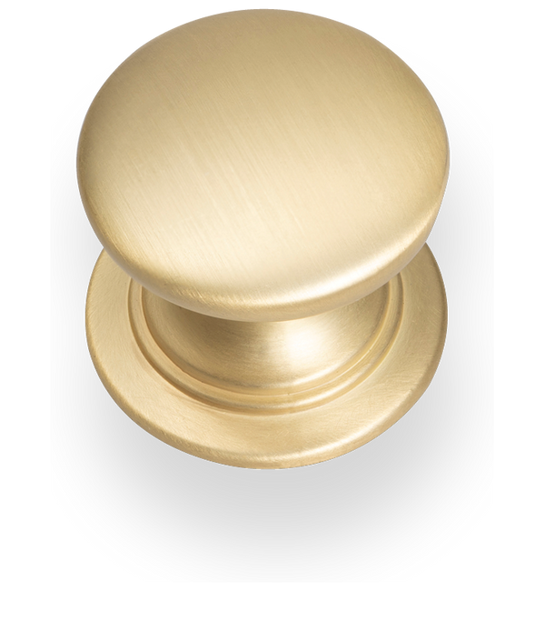 Windsor Knob Handle Satin Brass